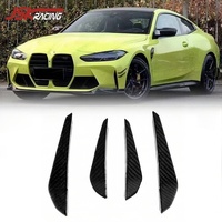 Ailerons avant en fibre de carbone pour BMW Série 3 et 4 G80 M3 G82 M4 2021, accessoires de voiture, mise à niveau au style M-Performance