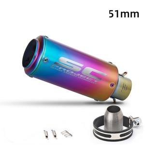 Tubo di scarico modificato per moto SC tubo di scarico cilindrico per CF250SR Z900 DUKE390 R6 R1 <span class=keywords><strong>R3</strong></span> - Product Image 3