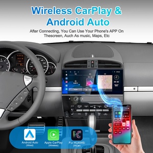 เครื่องเล่นมัลติมีเดียในรถยนต์ Navihua ขนาด 12.3 นิ้ว ระบบแอนดรอยด์ พร้อมจอภาพ GPS นำทาง สำหรับรถยนต์ Porsche Cayenne ปี 2003-2009 - Product Image 4