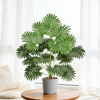Plante Artificielle Verte en Pot, Réaliste, Style Nordique, Tournesol, Palmier, Faux Arbre pour Ornement de Sol, Aménagement Paysager de Jardin