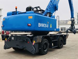 Nuovissimo Escavatore Idraulico Gommato da 35 Tonnellate BHW35-8 con Pinza per <span class=keywords><strong>Materiali</strong></span> - Product Image 3