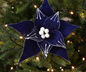 Nouvelle Décoration <span class=keywords><strong>de</strong></span> Noël Transfrontalière en Flanelle Effet Neige Tombante, Composition Florale, Pendentif 27*14cm Personnalisable - Product Image 6