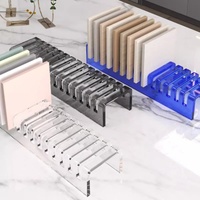 Hochwertiger Displayst änder Großhandel Fliesen Acryl Display Rack für Marmor Granit Keramik Muster Display