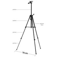Vente chaude professionnel en aluminium F- 3366 Selfie Live Camera Trépied avec 1.4 m Téléphone Tablette Pince Caméra Trépieds