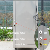 Système d'osmose inverse RO en acier inoxydable 250LPH 500LPH, installation de traitement d'eau industrielle, eau potable pure avec pompe PLC