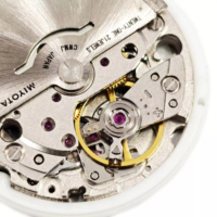 Mouvement de montre automatique en acier inoxydable Miyota 8285 du Japon, 12H 21 rubis, 21600BPH, léger, argenté, OEM personnalisé