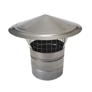 Factory Stainless Steel Chimney 6 Inch Double Wall Stove Pipe Chimney Flue Pipe