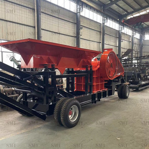 Vente à bas prix de concasseur à mâchoires mobile PE400x600, utilisé pour la production d'agrégats. Ligne de production de concassage de granit et de minerai d'or. - Product Image 4