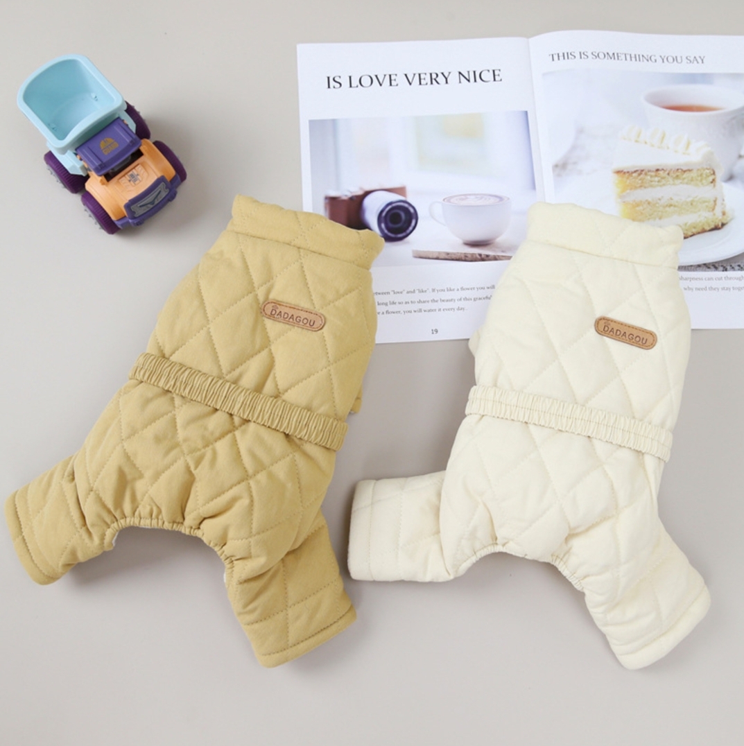 2023 Wholesale New Design Pet Clothes Winter Warm Dog Coat Cotton Outfit For Pet Dog