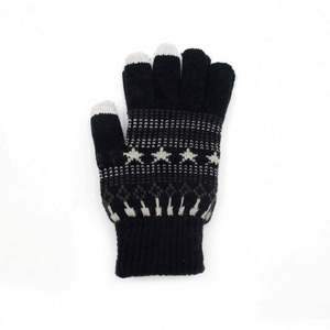 Venta Directa de Fábrica, Guantes con Pantalla Táctil, Guantes de Punto Jacquard para Adultos, Guantes de Invierno - Product Image 6