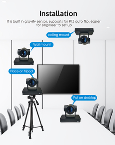 กล้องวิดีโอคอนเฟอเรนซ์ PTZ แบบ 4K NDI SDI รองรับการเชื่อมต่อเครือข่าย พร้อมระบบติดตามอัตโนมัติด้วย AI สำหรับการถ่ายทอดสด UHD  กล้องเว็บแคม USB3.0 รุ่น MC8420 4K SDI - Product Image 6
