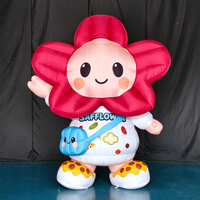 Costume de mascotte gonflable commercial en forme de carthame, en tissu Oxford, pour adulte, personnage de dessin animé, pour événements, défilés et promotion