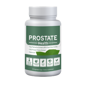 Cápsulas para la Salud de la Próstata con Saw Palmetto G63, Polen, Selenio, 60 Cápsulas Vegetales, Sin Gluten, Suplemento Dietético para Hombres - Product Image 1