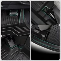 Nouveau KADDEN TPE tous temps 3D Logo personnalisé écologique anti-dérapant ensemble complet tapis de sol de voiture pour Tesla modèle 3/Y/X/S