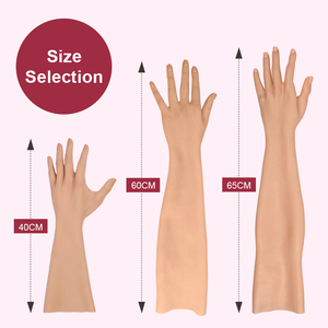 OEMODM Manche de <span class=keywords><strong>bras</strong></span> prothétique en silicone réaliste pour la pratique et l'entraînement au <span class=keywords><strong>tatouage</strong></span>, et comme forme mammaire 500g - Product Image 4