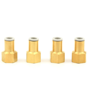 Raccords pneumatiques DDE Dade Pneumatics, connecteur droit en laiton à filetage interne KQ2F KB2F6 8 01 02 03 - Product Image 2