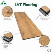 Klick-Vinylboden Wasserdicht Luxus LVT/SPC/WPC Gummi-Vinyl PVC-Planken Kunststoff-Bodenbelag Fliesen Preis