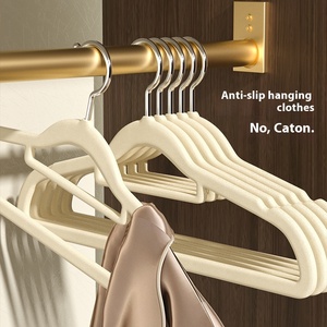 Perchas de Terciopelo y Tela Antideslizantes, Ganchos para Ropa, Perchas de Terciopelo para Prendas - Product Image 4