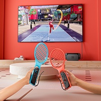Ensemble de raquette de contrôleur pour Nintendo Switch Joy-Con Motion pour Mario Tennis Aces accessoires de jeu multi-sport Support OEM