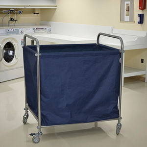 <span class=keywords><strong>Chariot</strong></span> à <span class=keywords><strong>linge</strong></span> d'hôpital d'acier inoxydable Rectangle commercial résistant sur des roues pour l'usage d'hôtel et <span class=keywords><strong>de</strong></span> maison <span class=keywords><strong>de</strong></span> repos - Product Image 3