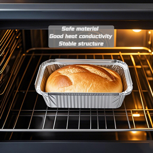 Conteneur en aluminium de 700 ml, barquette en aluminium de qualité <span class=keywords><strong>alimentaire</strong></span>, anti-fuite, boîte à lunch en aluminium - Product Image 4