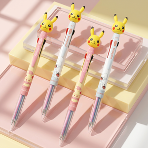pokemon PVC Figure Mascot 3 Color Ballpoint Pen 30 PCS Korean Kids <b>Stationery</b> Cute Character Pikaed Bulk Distributor Wholesal - Product Image 1