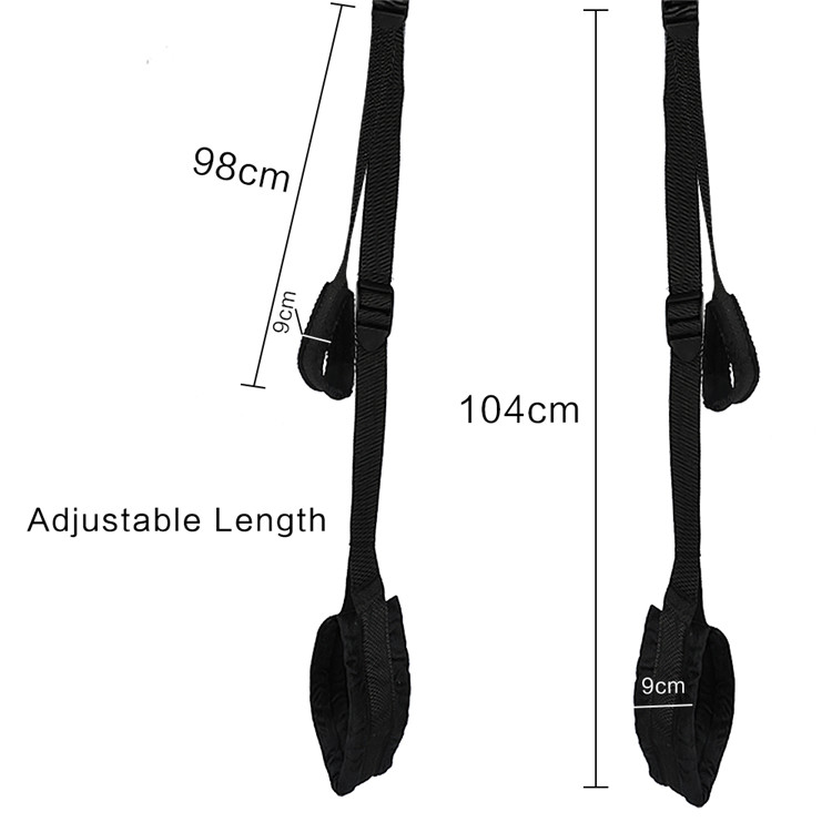 Hanging Door Sex Restraints Nylon Ankle Cuffs & Handcuffs with Seat For Sexy Swing Chair Adults Open Leg Arm Holder Thigh Straps