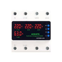 Dispositif de protection de tension et de courant numérique triphasé PLC 4P 63/100A 110/220V – Vente en gros