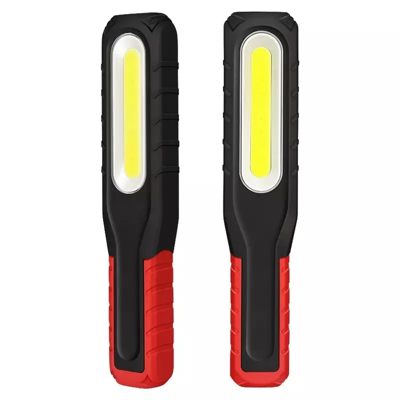 USB LED COB şarj edilebilir çalışma lambası manyetik Torch muayene lambası akülü