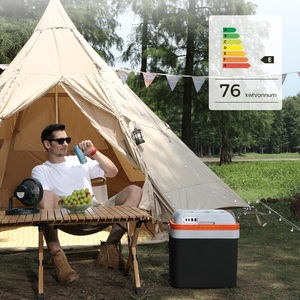 Réfrigérateur de voiture compact 24L EVERCOOL EC-0265 12v, 12 24v, pour voiture, <span class=keywords><strong>caravane</strong></span>, camping, voyage, mini glacière et boîte chauffante - Product Image 2