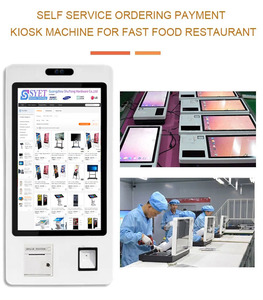 23.6/27/32 Inch Tự Phục Vụ Đặt Hàng Kiosk Trực Tuyến Đặt Hàng Kiosk Thanh Toán Hiển Thị Phần Mềm POS Trong Nhà Hàng Mobile APP Quản Lý - Product Image 6