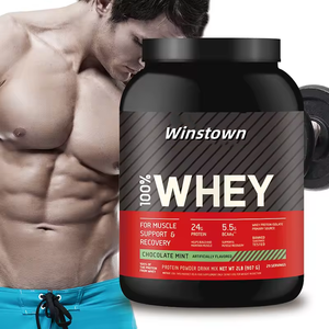 Proteína de Suero de Leche Winstown 2LB 900g, Proteína en Polvo de Alta Calidad al por Mayor, Ganador de Peso Curvy con Descuento Popular - Product Image 1