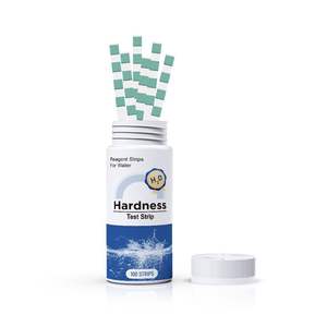 Kit de bandelettes de test d'eau de dureté totale, résultats précis en quelques secondes! Compte 100 - Product Image 1