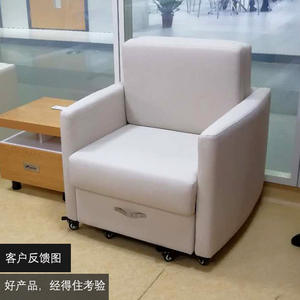 Chaise d'hôte médicale pliante et allonge le corps, coussin d'allaitement, lit, canapé en tissu - Product Image 3