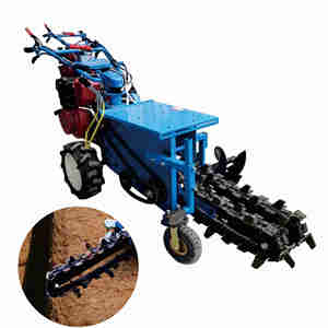 Produttore direttamente motosega Trencher catena Trencher Trencher Mini benzina Diesel canale Trencher Ditch Machine per la vendita - Product Image 1