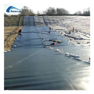 Fabricante de China Fish Pond Lagoon Lake Dam Liner Farm Liner 1M 0,75mm Blanco Negro HDPE Tailing Dam Geomembrane - Product Image 1