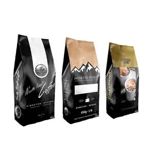 Sacs de café torréfié <span class=keywords><strong>Kenzo</strong></span> avec valve et fermeture éclair, emballage personnalisé en sachet stand-up pour fabricants - Product Image 1