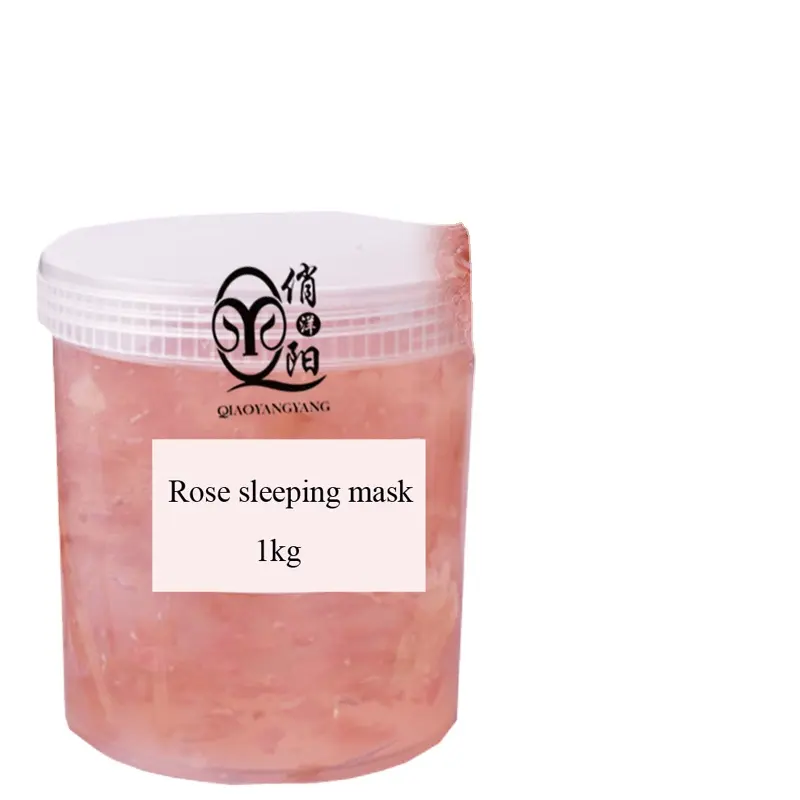 OEM Rose Sleeping Mask gel Rose Petals Cream Overnight No-wash facial mask