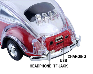Altavoz portátil con forma de WS-1937 para coche, radio FM, inalámbrico, con forma de <span class=keywords><strong>Taxi</strong></span>, USB, tarjeta TF - Product Image 3