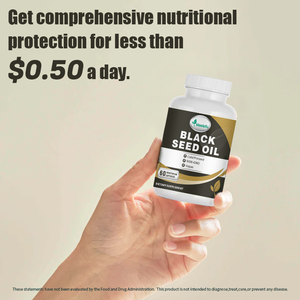Capsule di Olio di Semi Neri a Marchio Privato con Olio di Semi Neri Puro Pressato a Freddo Nigella Sativa <span class=keywords><strong>Cumino</strong></span> per la Salute di Pelle e Capelli - Product Image 4