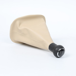 Funda de Palanca de Cambios para Volkswagen B5 Mige, Transmisión Manual de 5 y 6 Velocidades, Cubierta de Cuero Beige, Repuesto - Product Image 5