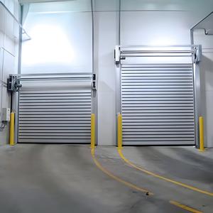 Porte à enroulement rapide isolée en aluminium de grande taille, à fermeture rapide, en matériau rigide, à <span class=keywords><strong>spirale</strong></span> - Product Image 1