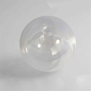 Personnalisé G9 Transparent Givré Lait Blanc Vis Verre Sphérique Ampoule <span class=keywords><strong>Abat</strong></span>-<span class=keywords><strong>Jour</strong></span> Design Moderne Filetage Interne À La Main - Product Image 4