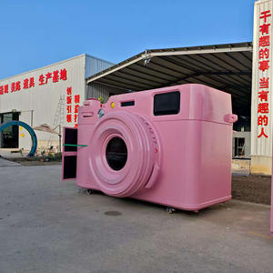 Große Retro-Kamera geformte Speisewagen <span class=keywords><strong>Stall</strong></span> 220V Net <span class=keywords><strong>Red</strong></span> <span class=keywords><strong>Stall</strong></span> für Milch tee Eis Snack Foods Scenic Holiday Market Scenic - Product Image 2