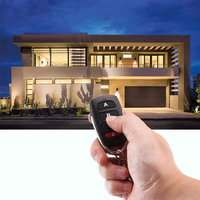 Control Remoto Duplicador de 4 Botones RF 433MHz 1527 con Código de Aprendizaje para Puerta de Garaje