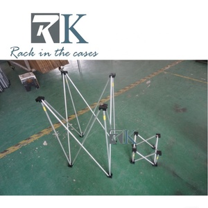 เวทีอลูมิเนียมขนาด 4 ฟุต x 4 ฟุต พร้อมโครงอลูมิเนียมแบบเคลื่อนย้ายได้ สำหรับงานแต่งงาน การแสดง นิทรรศการ และงานดนตรี - Product Image 5