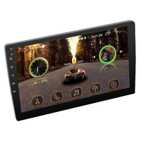 Autoradio multimédia universel Android 12 2DIN 10,1 pouces avec écran tactile capacitif, GPS, CarPlay intégré, WiFi