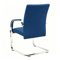 Chaise de bureau élégante et confortable avec dossier en maille fixe de qualité supérieure pour les zones de réception et de bureau