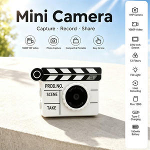 กล้องดิจิตอลขนาดเล็ก Movie Slate Design ความละเอียด 720P HD บันทึกภาพมุมกว้าง 60 องศา แบตเตอรี่แบบชาร์จได้ - Product Image 4