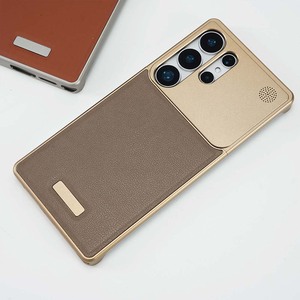 JOYPORODO L043 Custodia di Lusso in Metallo e Pelle per iPhone 17 16 15 14 <span class=keywords><strong>13</strong></span> Pro Max, Custodia Magnetica Aroma per <span class=keywords><strong>Samsung</strong></span> S25 S24 Ultra - Product Image 5